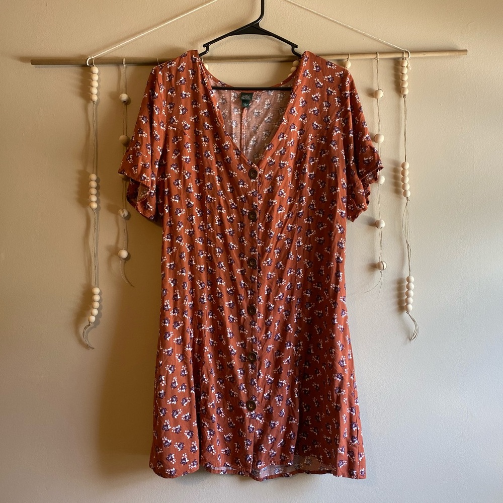 COPY - Floral Button-Up Mini Dress